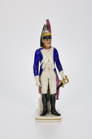 French army dragoon figurine