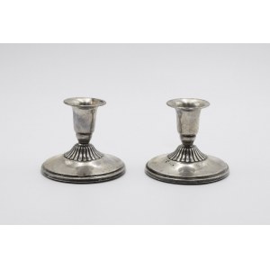 A pair of candlesticks