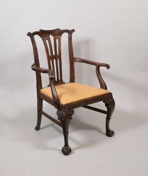 English Rococo style armchair