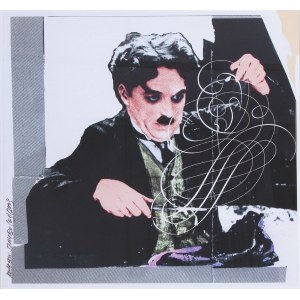Rosław Szaybo (ur. 1933), Charlie Chaplin, 2003*