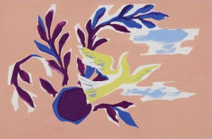 Tadeusz Gronowski (1894–1990), Martwa natura z gołębiem, l. 1970.*