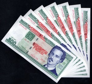Cuba. 500 Pesos 2023 Lot de 7 pièces consécutives UNC