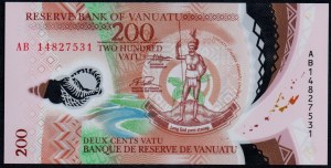 Vanuatu. 200 Vatu 2014
