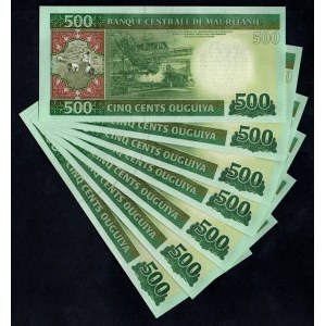 Mauritinia. 500 Ouguiya 2013 7 Consecutive Pieces
