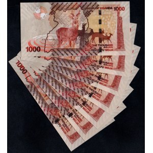 Uganda. 1000 Shillings 2022 7 Consecutive Pieces