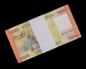 Libanon. 10000 Livres 2012 Balíček 100 kusov neobielených bankoviek