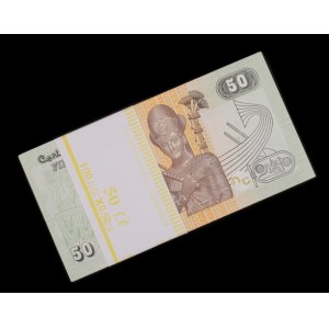 Egypt. 50 Piastres 2017 Bundle of 100 Uncirculated Pieces