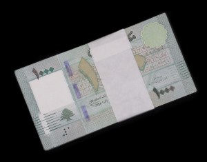 Libanon. 1000 Livres 2013 Balíček 100 kusov neobíhaných bankoviek