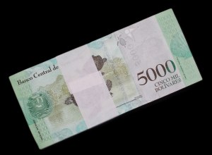Venezuela. 5000 Bolivares Fuertes 2016 Lot de 100 pièces non circulées