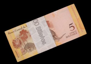Venezuela. 5 Bolivares Fuertes 2011 Lot de 100 pièces non circulées