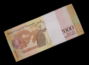 Venezuela. 2000 Bolivares Fuertes 2016 Lot de 100 pièces non circulées