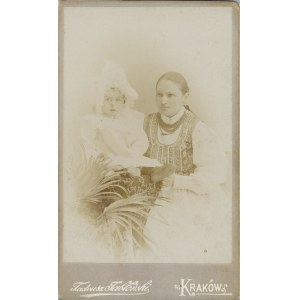 Krakov, Jablonski T. - Žena a dieťa, okolo roku 1900.