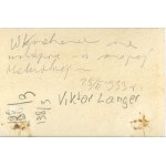 Kraków - Langer Wiktor, 1933.