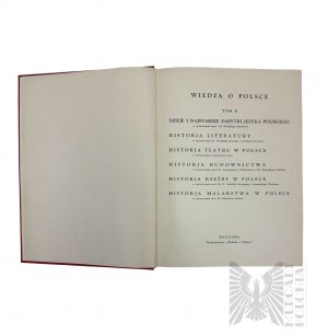 II RP Book Knowledge of Poland Volume II Radlinski Tadeusz