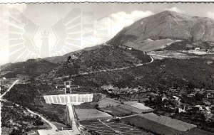 PPSZN - Postkarte mit Ansicht des polnischen Friedhofs auf dem Monte Cassino