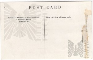 PSZnZ Pocztówka Patriotyczna Boże Narodzenie Londyn 1940 rok.