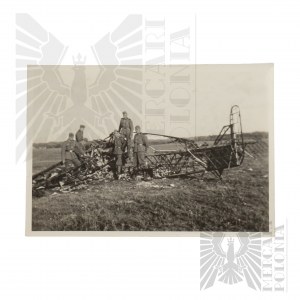 WW2 / Second Republic Photo of a Crashed Polish Airplane