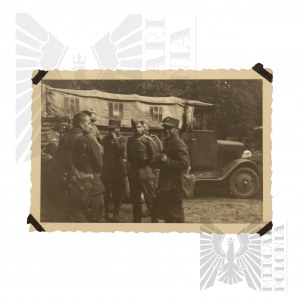 WW2 / Second Republic Photo of Polish Soldiers in Slavery - Szepietowo - September 1939.