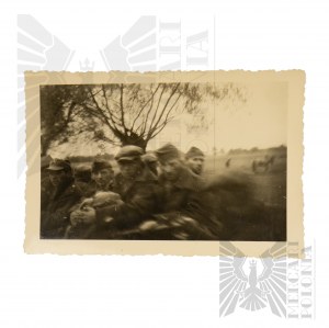 World War 2 / Second Republic Photo of Polish Soldiers Taken into Slavery.