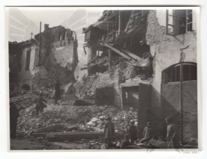 Occupation - Photo of the Ruins of Warsaw (?).