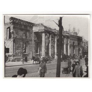 Okupacja - Warszawa, Ruiny Gmachu Giełdy ul.Królewska Zdjęcie