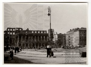 Okupace - Náměstí Železné brány/Palác Lubomirských Varšava Foto