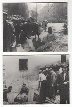 Warsaw Uprising- Set of Photos from the Northern Downtown- Grouping. 