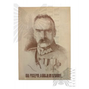 PRL Broszura “Idą Posępni, A Grają Im Dzwony” - Józef Piłsudski