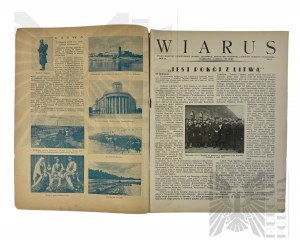 II RP Czasopismo “Wiarus” Nr 13 - Jest Pokój Z Litwą 26 Marca 1938 rok.