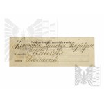 II RP Okładka Książeczki Wojskowej + Potwierdzenie Zameldowania