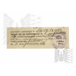 II RP Okładka Książeczki Wojskowej + Potwierdzenie Zameldowania