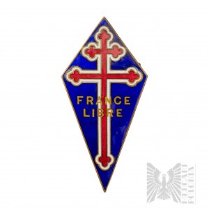 WW2 FNLF Free French Marine Force Badge.