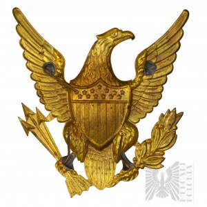 Grand aigle américain du 19e siècle sur chako 1881