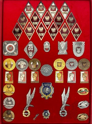 PRL Album of WP Badges 44 Pieces