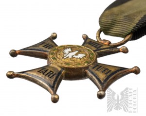 Zlatý kríž LWP Rádu Virtuti Militari 4. triedy
