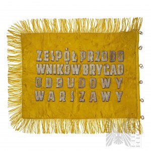 PRL Banner Team of the Warsaw Reconstruction Brigades.