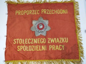 Volksrepublik Polen - Vorübergehender Wimpel der Gewerkschaft der Kapitalisten