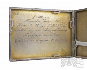 LWP Silver Cigarette Liaison Box - Wroclaw 1948