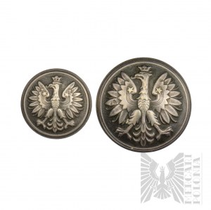 PSZnZ - Two Buttons made in Switzerland - (Huguenin Freres) DSP