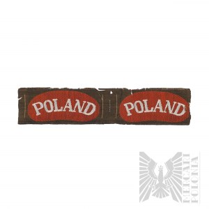 PSZnZ Pair of Patches Poland Print.