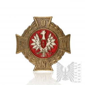 PSZnZ Badge of the Polish Resistance Movement in France 