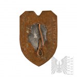 PSZnZ Commemorative Badge  Commemorative of Stay in Karlsruhe Camp 7.IV.1945.