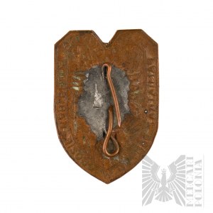 PSZnZ Odznaka Pamiątkowa “ Pamiątka Pobytu w Obozie Karlsruhe 7.IV.1945”