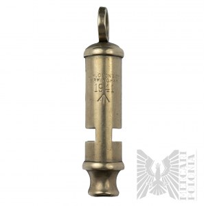 PSZnZ / WW2 British Army Officer's Service Whistle 1941.
