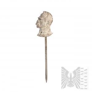 III RP Patriotic pin Józef Piłsudski