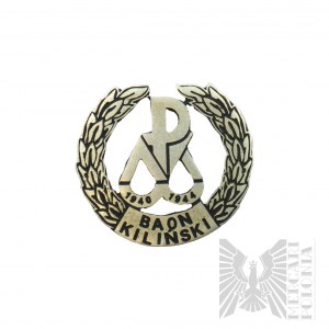 III RP AK Badge Home Army Kilinski Baon - Made by J. Panasiuk