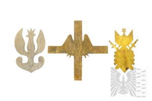 Set intermedio di aquile e distintivi della Terza Repubblica