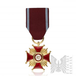 III RP - Zlatý kříž za zásluhy udělený prezidentem Aleksanderem Kwasniewskim