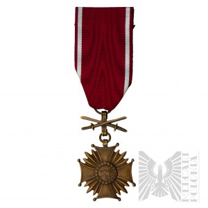 II RP Croce di bronzo al merito con spade - Arthus Bertrand