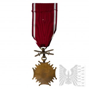 II Republic Bronze Cross of Merit with Swords - Arthus Bertrand